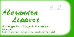 alexandra lippert business card